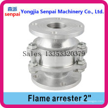 2inch Dn50 estación de gas Flame Arrester